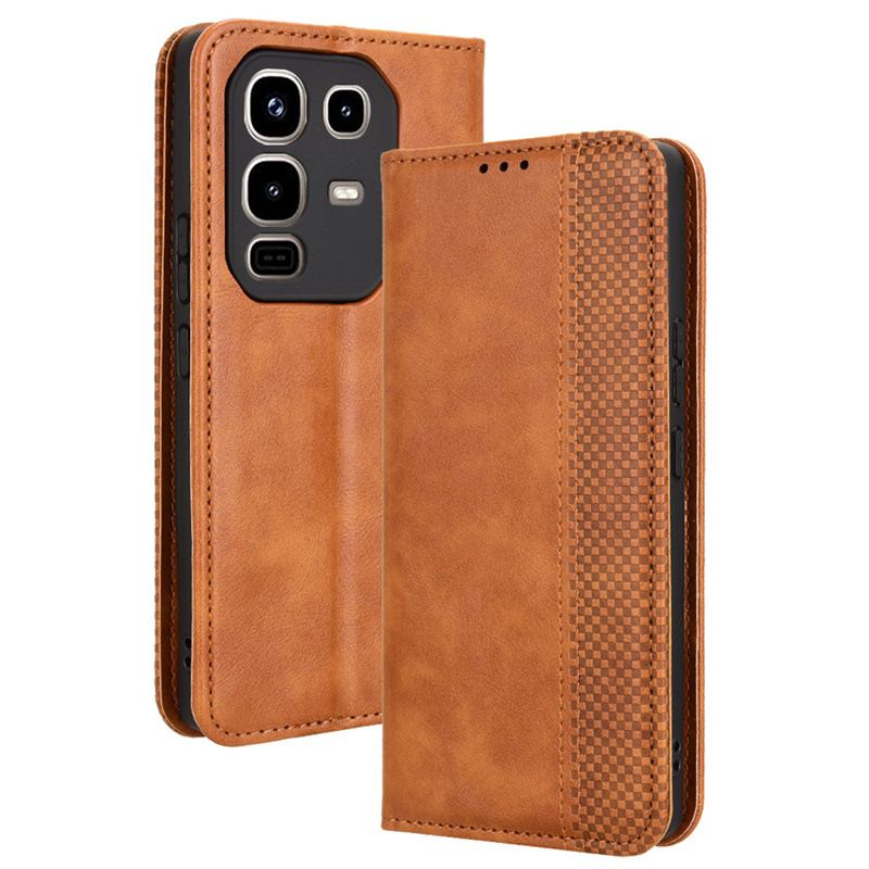 Wallet Flip Cover For Infinix Note 50 Pro 4G,Infinix Note 50 4G,Infinix Note 50x 5G,Infinix Note 50 Pro+ Plus and Infinix Note 50S 5G Leather PU Phone Case Shockproof Durable Retro Case
