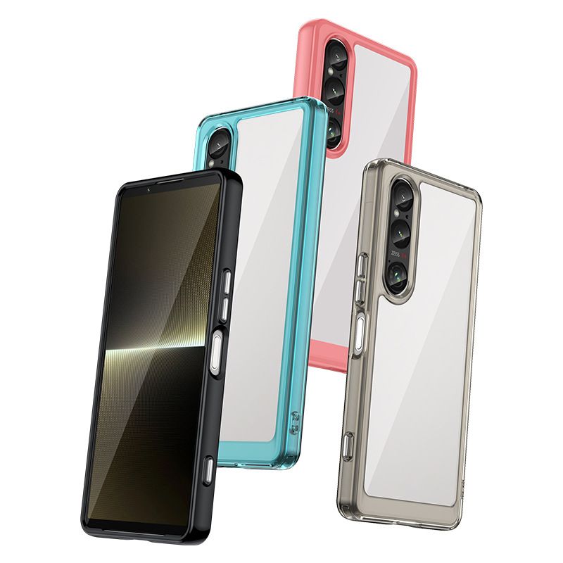 Phone Case for Sony Xperia 10 VI Xperia 1 VI Xperia 1 VII Crystal Clear Hard PC Back Clear Slim TPU Bumper Shockproof Protective Cover Case