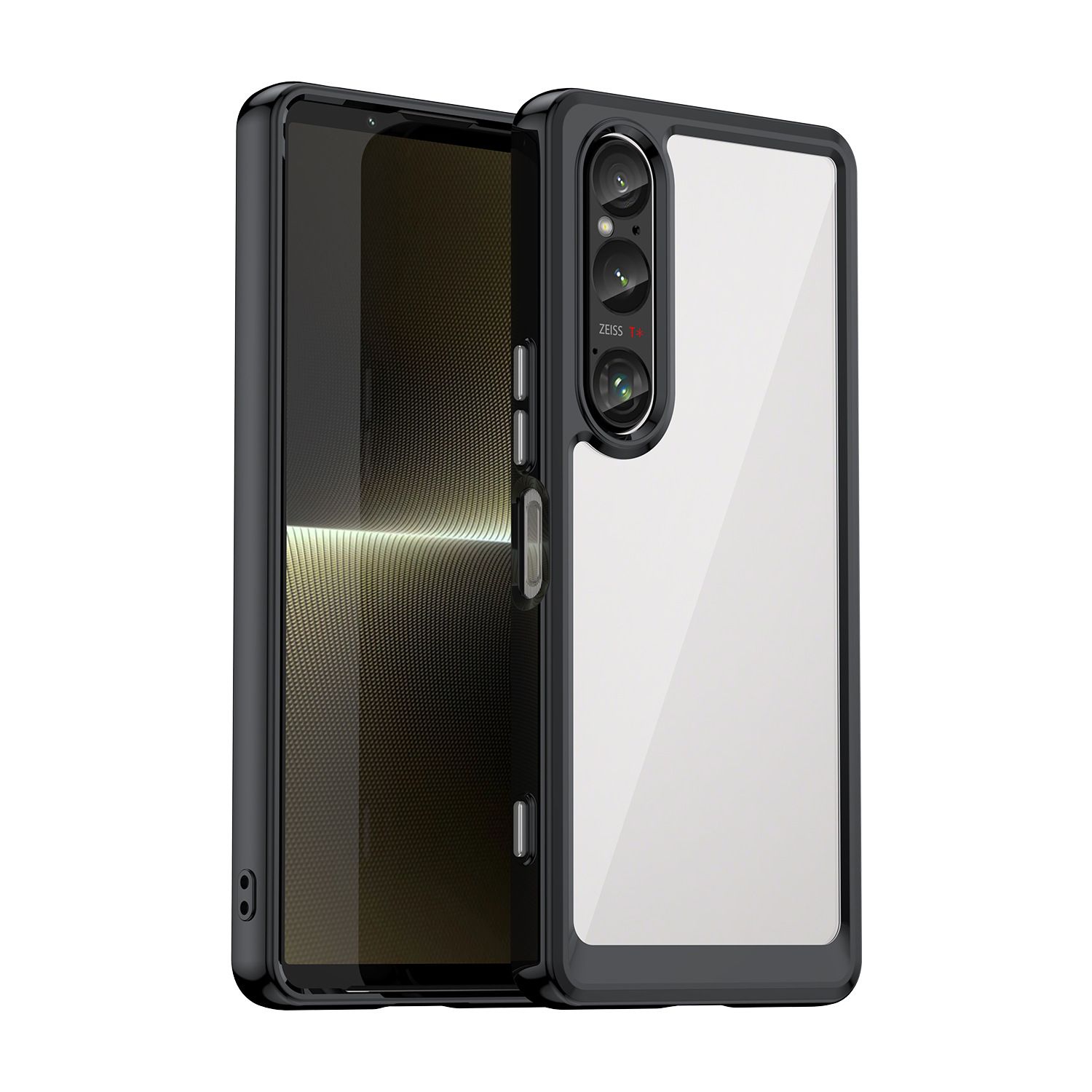 Phone Case for Sony Xperia 10 VI Xperia 1 VI Xperia 1 VII Crystal Clear Hard PC Back Clear Slim TPU Bumper Shockproof Protective Cover Case