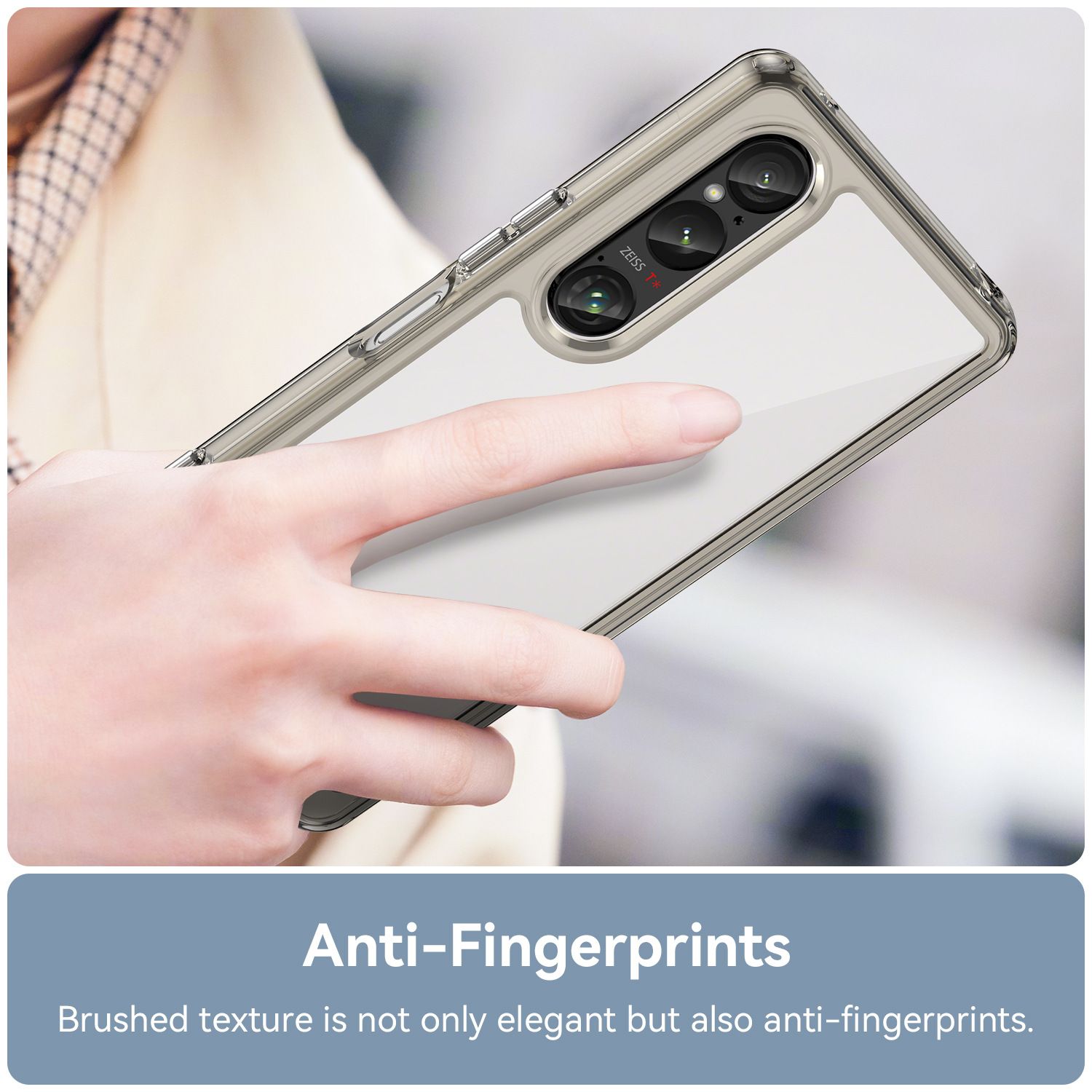 Phone Case for Sony Xperia 10 VI Xperia 1 VI Xperia 1 VII Crystal Clear Hard PC Back Clear Slim TPU Bumper Shockproof Protective Cover Case