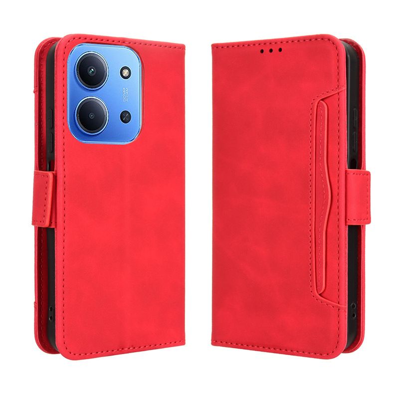 Flip Leather Cover For Xiaomi Redmi 15C [Doka Slot Flip Leather Case] Wallet Case