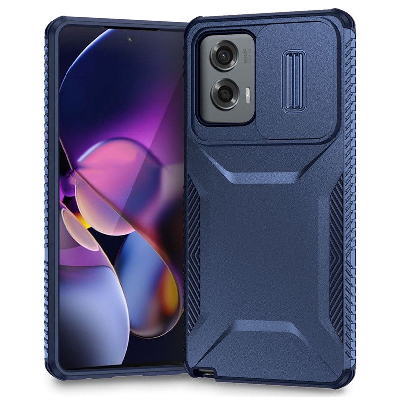 Armor Slide Window Protective Case Shockproof PC TPU Combo Phone Cover For Moto Edge,G Stylus 2025,G 5G 2025,G Play 5G 2025/G Power 2025,Edge 2024,G Stylus,G Power, G Stylus