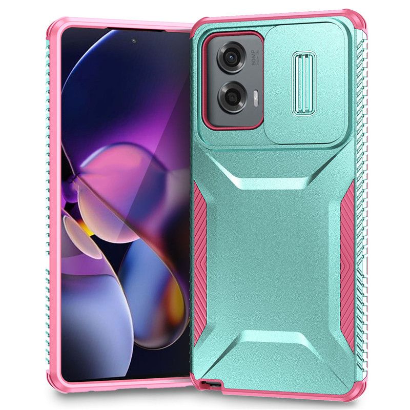 Armor Slide Window Protective Case Shockproof PC TPU Combo Phone Cover For Moto Edge,G Stylus 2025,G 5G 2025,G Play 5G 2025/G Power 2025,Edge 2024,G Stylus,G Power, G Stylus
