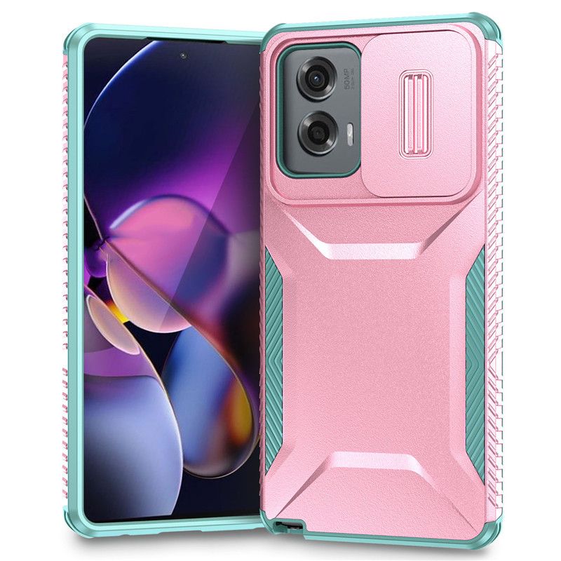 Armor Slide Window Protective Case Shockproof PC TPU Combo Phone Cover For Moto Edge,G Stylus 2025,G 5G 2025,G Play 5G 2025/G Power 2025,Edge 2024,G Stylus,G Power, G Stylus