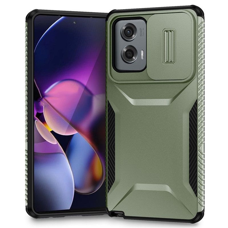 Armor Slide Window Protective Case Shockproof PC TPU Combo Phone Cover For Moto Edge,G Stylus 2025,G 5G 2025,G Play 5G 2025/G Power 2025,Edge 2024,G Stylus,G Power, G Stylus