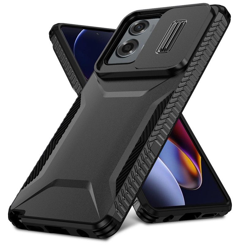 Armor Slide Window Protective Case Shockproof PC TPU Combo Phone Cover For Moto Edge,G Stylus 2025,G 5G 2025,G Play 5G 2025/G Power 2025,Edge 2024,G Stylus,G Power, G Stylus
