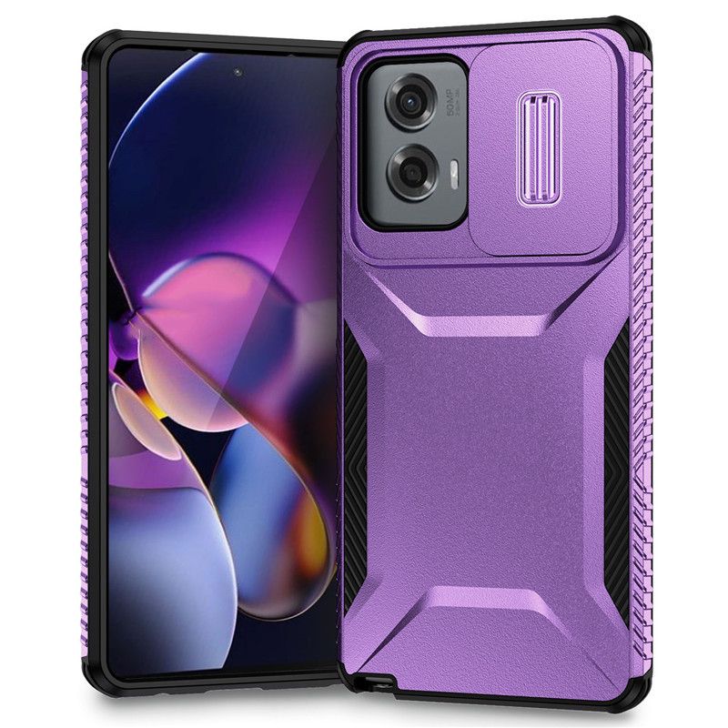 Armor Slide Window Protective Case Shockproof PC TPU Combo Phone Cover For Moto Edge,G Stylus 2025,G 5G 2025,G Play 5G 2025/G Power 2025,Edge 2024,G Stylus,G Power, G Stylus