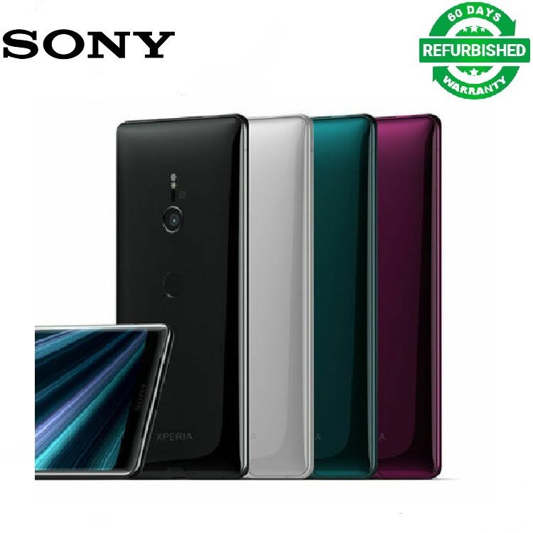Refurbished Sony Xperia XZ3 64GB + 4GB Unlock 19MP+13MP 6.0 inch 2G/3G/4G LTE mobile phone Single sim WCDMA GSM Smartphone with one or two small dots