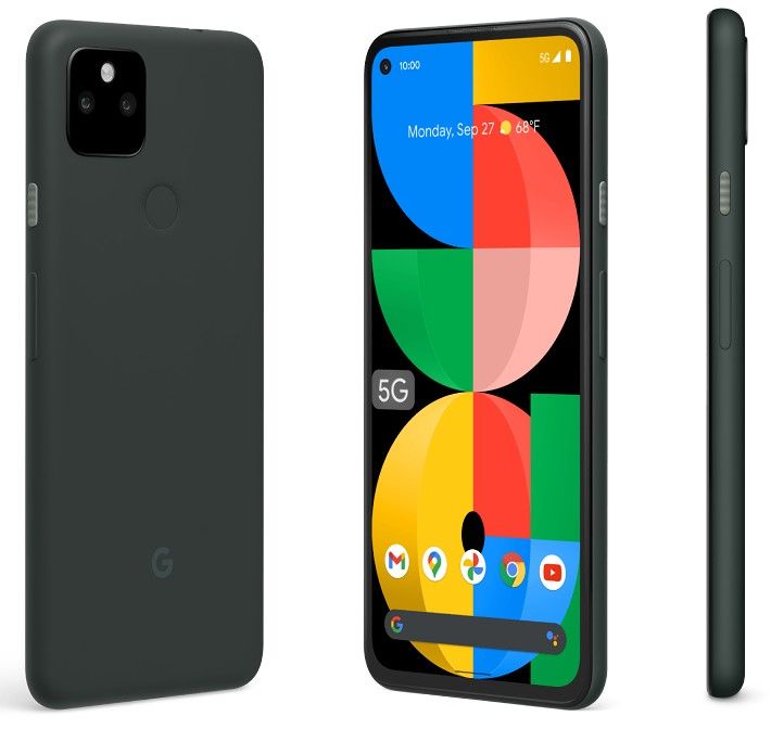 Refurbished Google Pixel 5a 5G 6GB RAM 128GB Pixel5a mobile phone Smart Phone 6.34 Snapdragon 765G 5G Single sim 4G LTE SmartPhone 4680mah original