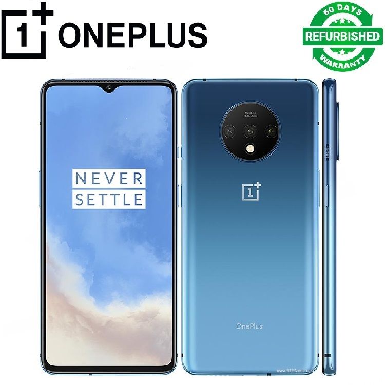 Refurbished OnePlus 7t Dual Sim 8GB 128GB / 256GB Snapdragon 855+ 6.55 inch One Plus Smartphone 2G/3G/4G LTE Clean phone