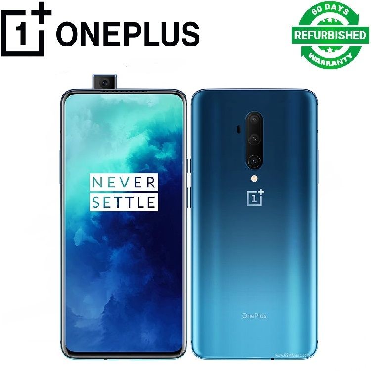 Refurbished OnePlus 7t Pro Dual Sim 8GB 256GB Snapdragon 855+ 6.67 inch One Plus Smartphone 2G/3G/4G LTE Clean phone
