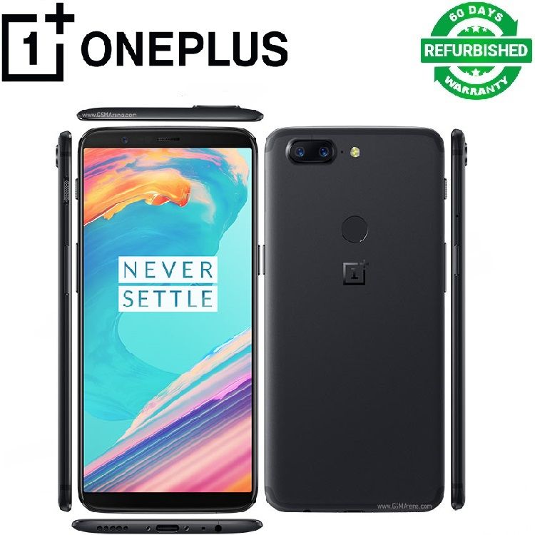 Refurbished OnePlus 5 Dual Sim 6GB 64GB / 8GB 128GB Snapdragon 835 5.5 inch One Plus 5 Smartphone 2G/3G/4G LTE Clean phone