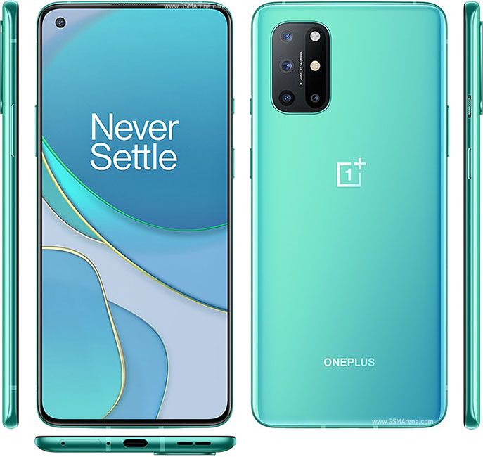 Refurbished Original OnePlus 8T Dual Sim 8GB 128GB / 12GB 256GB Snapdragon 865 5G 6.55 inch One Plus 8T Smartphone 2G/3G/LTE / 5G Clean Mobile phone