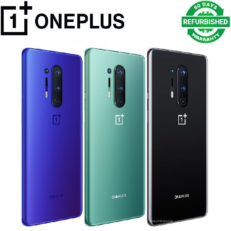 Refurbished Original OnePlus 8 Pro Dual Sim 8GB 128GB / 12GB 256GB Snapdragon 865 5G 6.78 inch One Plus 8Pro Smartphone 2G/3G/LTE / 5G Clean Mobile phone