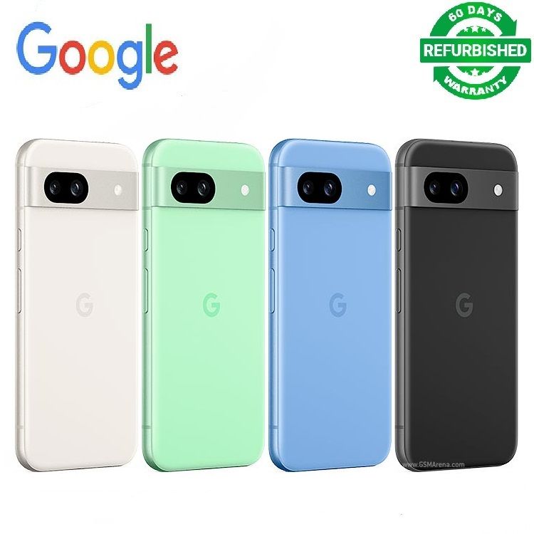 Refurbished Google Pixel 8a 5G 8GB RAM 128GB Rom Pixel8a mobile phone Smart Phone 6.1 inch Google Tensor G3 Single sim SmartPhone Clean Phone