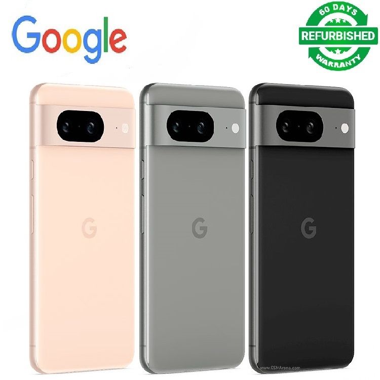 Refurbished Google Pixel 8 5G 8GB RAM 128GB Rom Pixel8 mobile phone Smart Phone 6.2 inch Google Tensor G3 Single sim SmartPhone Clean Phone