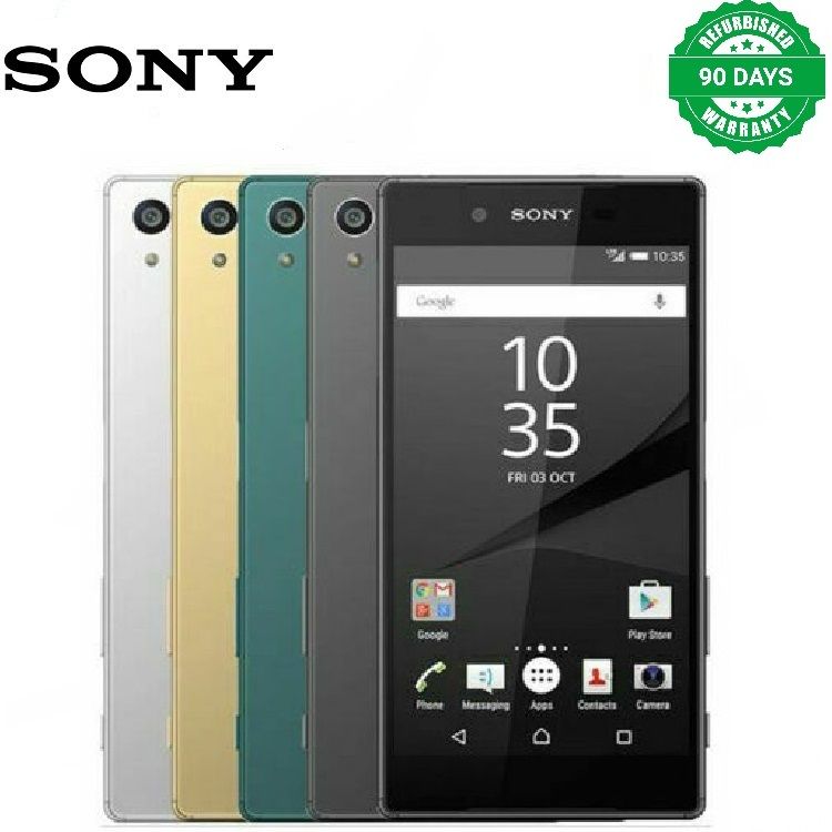 Refurbished Sony Xperia Z5 32GB ROM + 3GB RAM Unlock 5.2 inch Smatphone 23MP+5MP 2G/3G/4G LTE mobile phone Single sim 2900 mAh Smart Phone