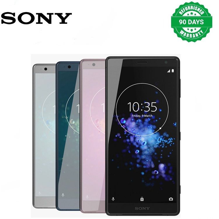 Refurbished Sony Xperia XZ2 64GB ROM + 4GB RAM Unlock 5.7 inch Smatphone 19MP+5MP Snapdragon 845 2G/3G/4G LTE mobile phone Single sim 3180 mAh Smart Phone