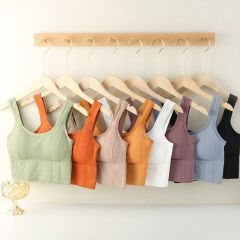 3PCS Women’s seamless Bra Camisole Vest Chest Cushion Chest Wrap Anti Glare Sports Yoga Outerwear Base  Strapless Underwear Beautiful back Women's Clothing Lingerie Bras