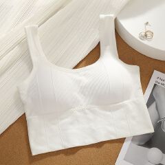 3PCS Women’s seamless Bra Camisole Vest Chest Cushion Chest Wrap Anti Glare Sports Yoga Outerwear Base  Strapless Underwear Beautiful back Women's Clothing Lingerie Bras