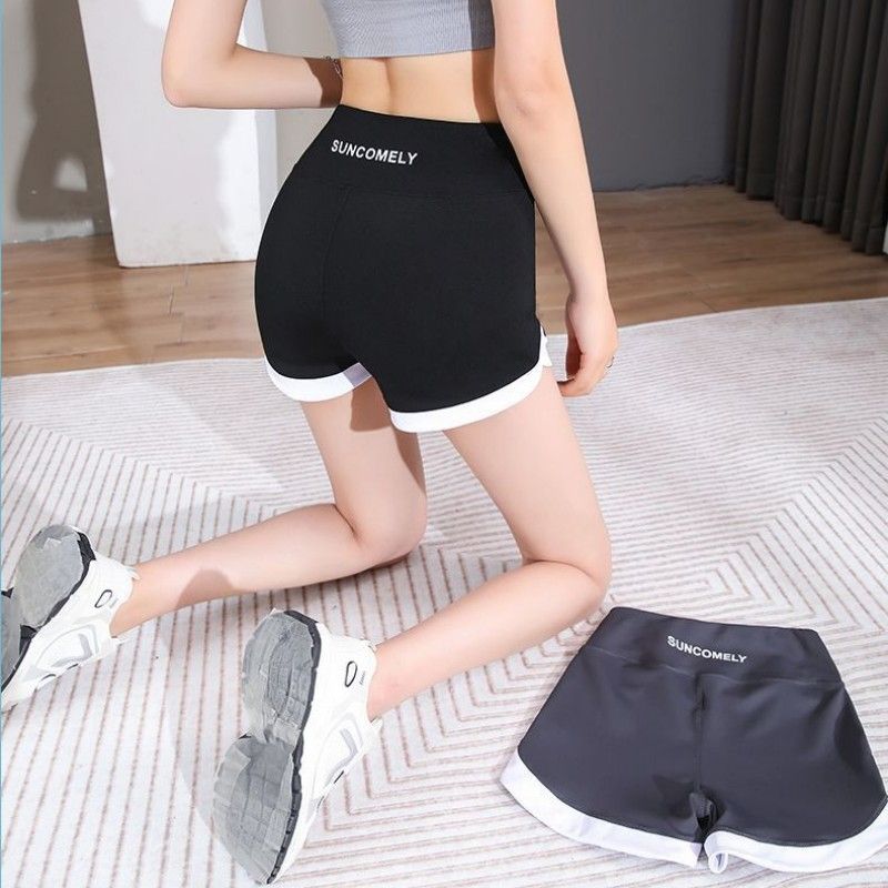 3PCS Women's sports pants Shark pants Safety trousers Leggings Prevent light leakage without curling edges Wearing solid color shark pants outside Woman Clothes