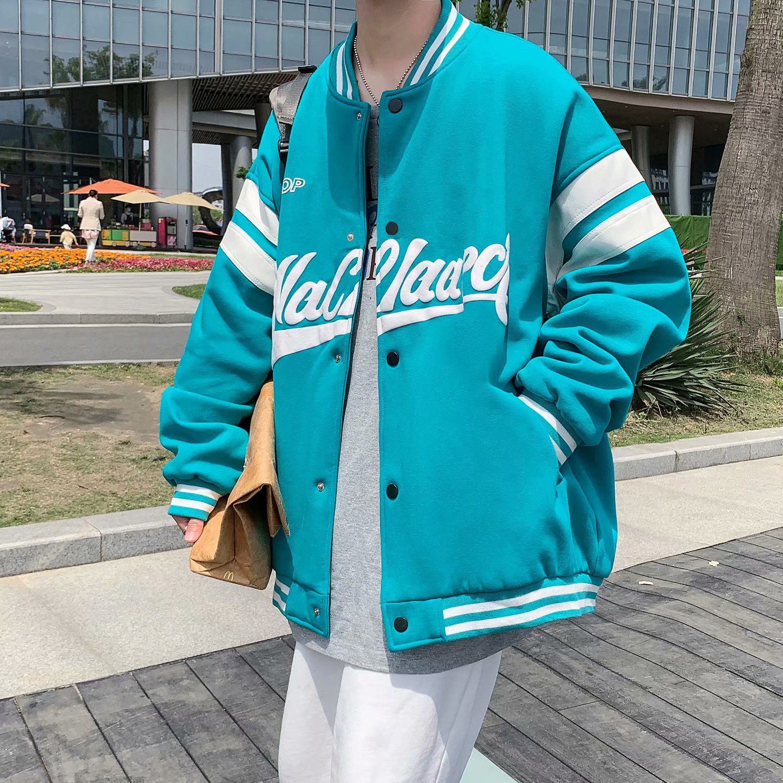 Baseball uniform jacket men's spring and autumn fashion brand ins casual sportswear autumn Korean version trend pilot coat