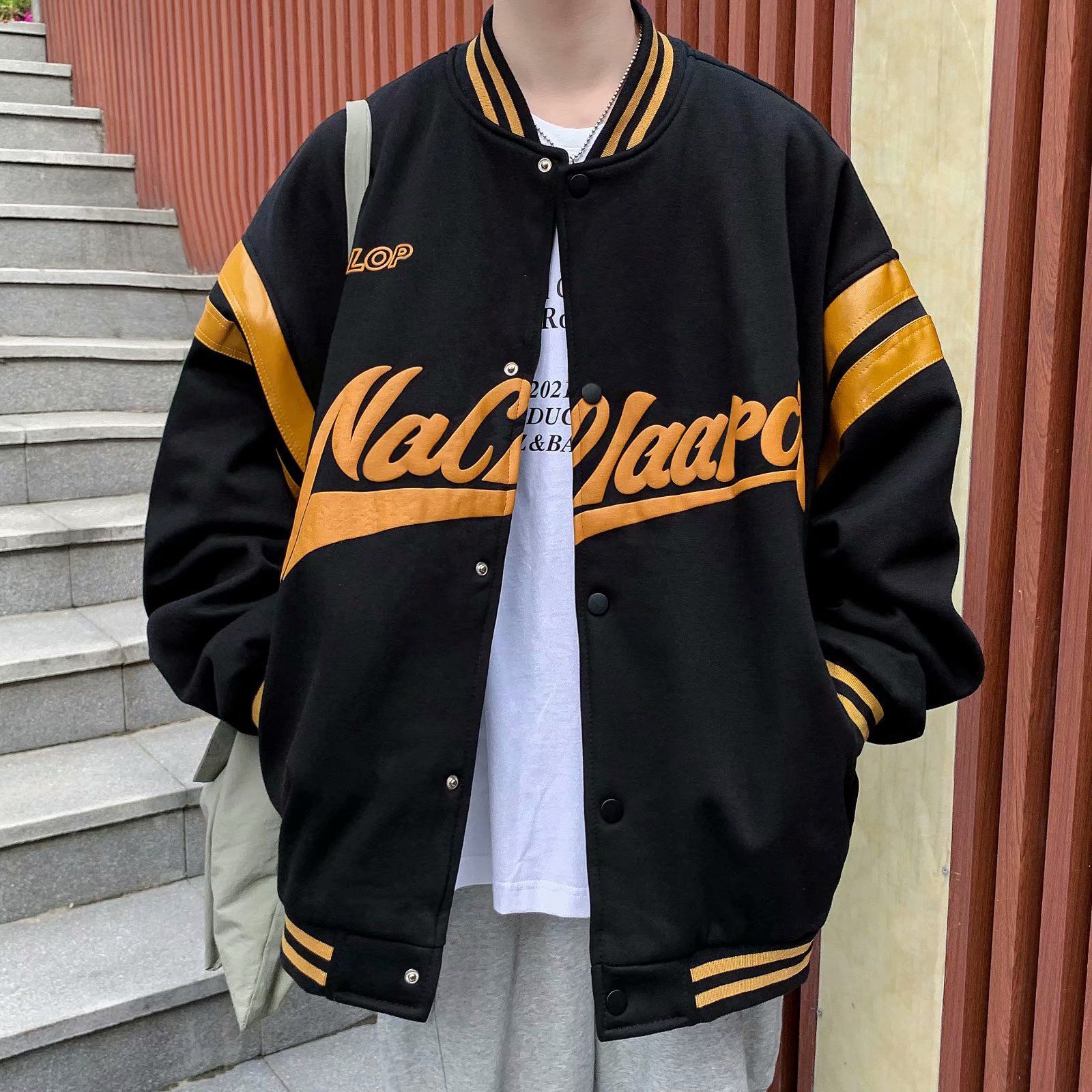 Baseball uniform jacket men's spring and autumn fashion brand ins casual sportswear autumn Korean version trend pilot coat