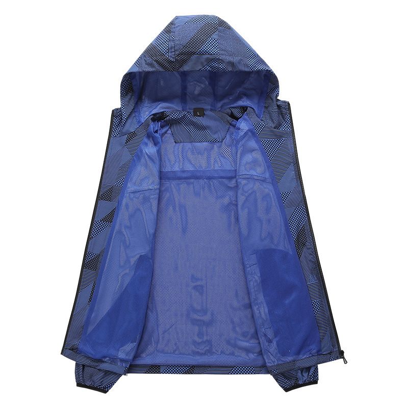 Hooded Windbreaker Jacket Motorcycles Men's Waterproof Jacket Cycling Lightweight Downhill MTB Raincoat Mountain Bike Raincoat