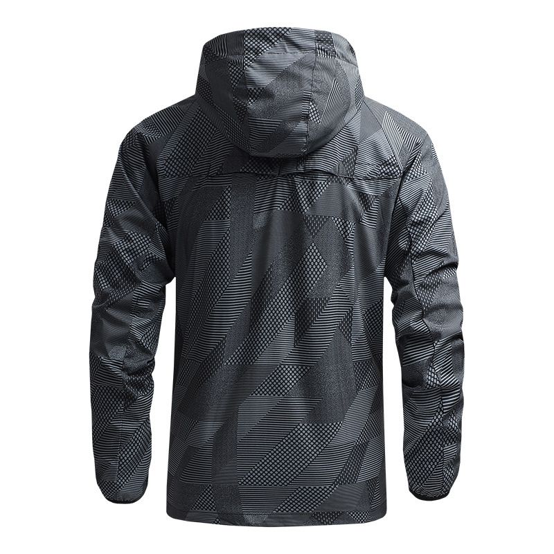 Hooded Windbreaker Jacket Motorcycles Men's Waterproof Jacket Cycling Lightweight Downhill MTB Raincoat Mountain Bike Raincoat