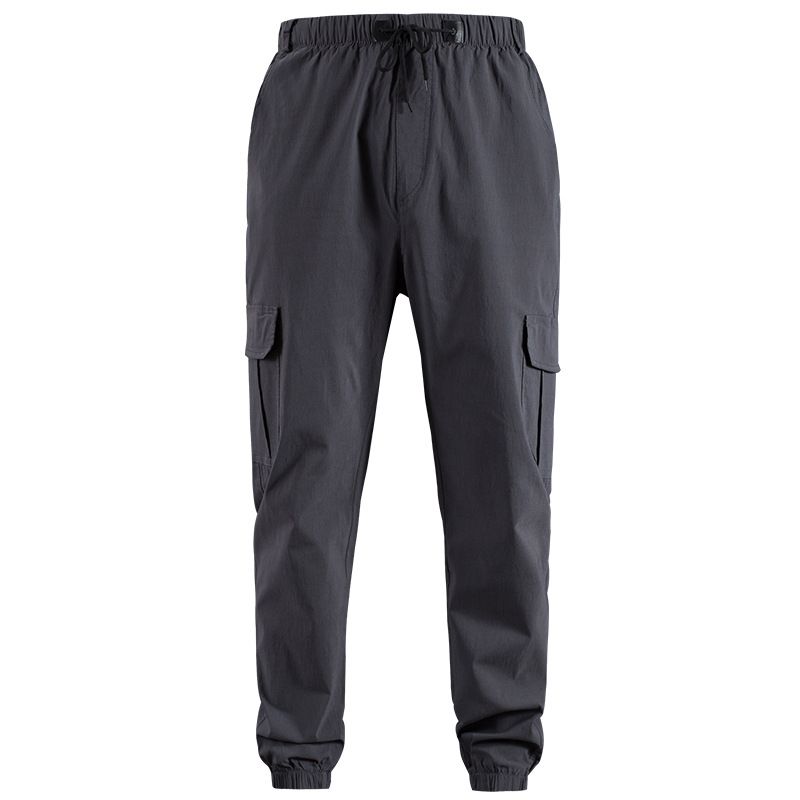 Men's High-Waist Stretch Cargo Trousers | Straight-Leg & Jogger | Breathable, Multi-Pocket Design, High-Stretch Fabric for Work & Casual Wear in Kenya