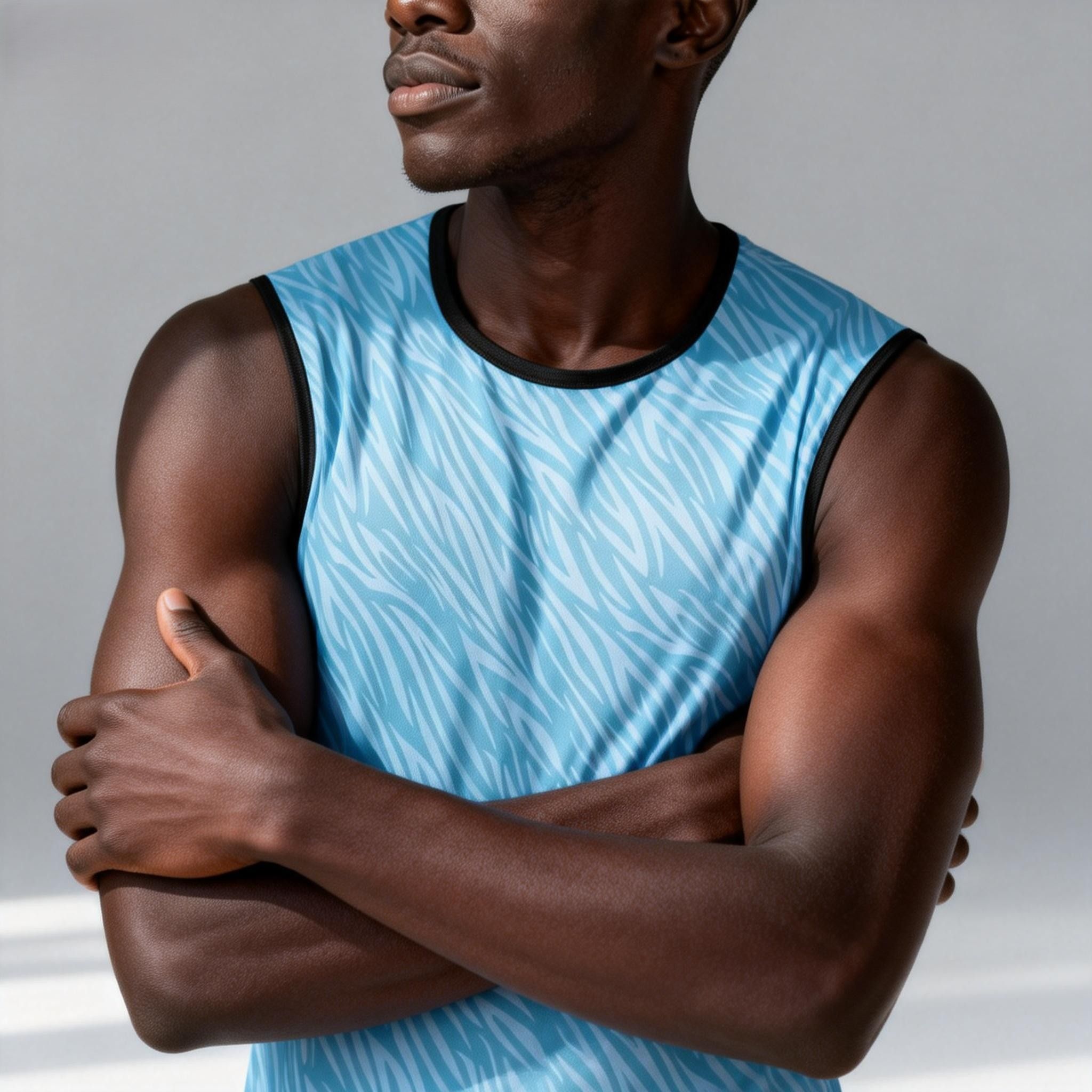 Men's Quick-Dry Sleeveless Tank Top | Men's Performance Sleeveless T-Shirt | Breathable Workout Shirt , Moisture-Wicking Fabric for Gym, Running & Sports in Kenya