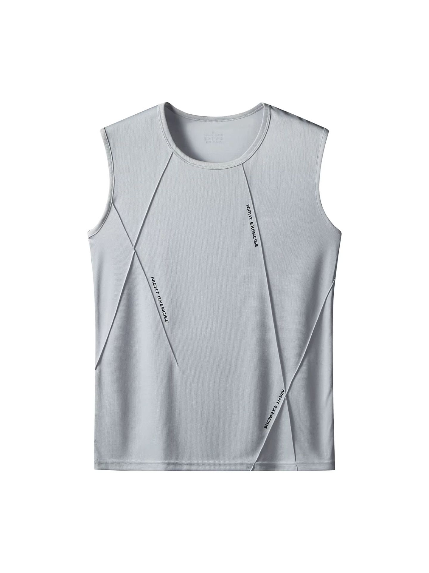 Men's Quick-Dry Sleeveless Tank Top | Breathable Gym Workout Shirt |  Moisture-Wicking Fabric & Patchwork Design | for Gym, Running & Sports in Kenya