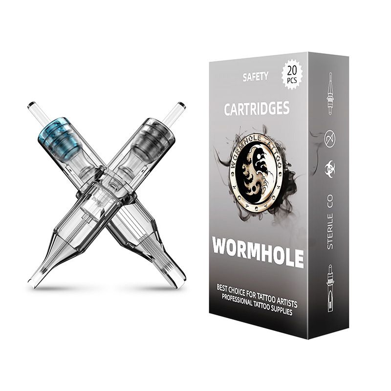 Wormhole Tattoo 20PCS Tattoo Cartridge Needles RL RS M1 RM Cheyenne Needle Disposable Sterilized Safety Tattoo Needle