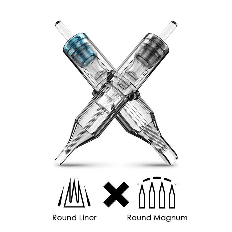 Wormhole Tattoo 20PCS Tattoo Cartridge Needles RL RS M1 RM Cheyenne Needle Disposable Sterilized Safety Tattoo Needle