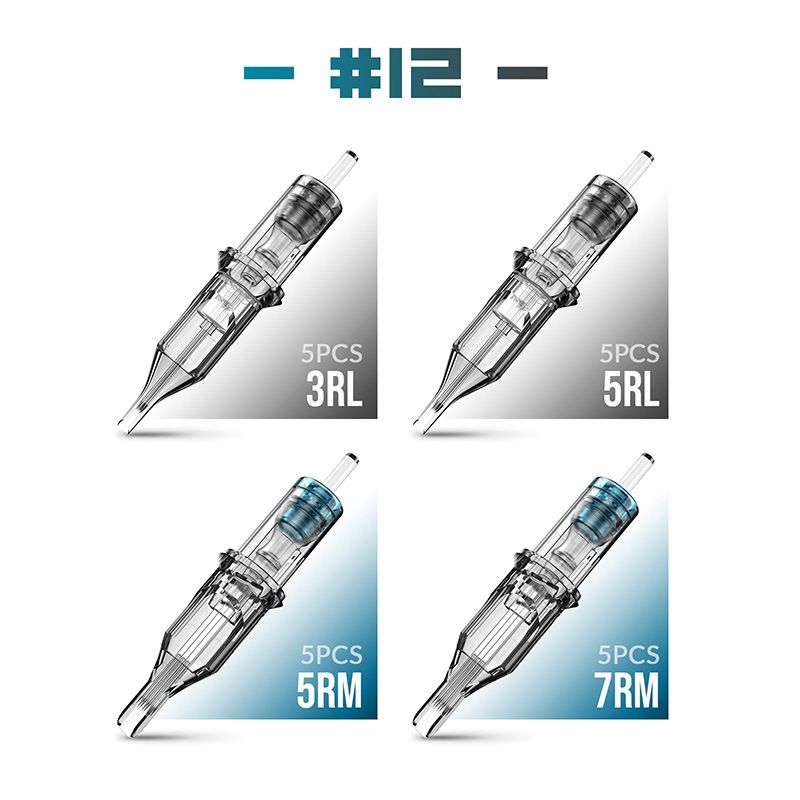 Wormhole Tattoo 20PCS Tattoo Cartridge Needles RL RS M1 RM Cheyenne Needle Disposable Sterilized Safety Tattoo Needle