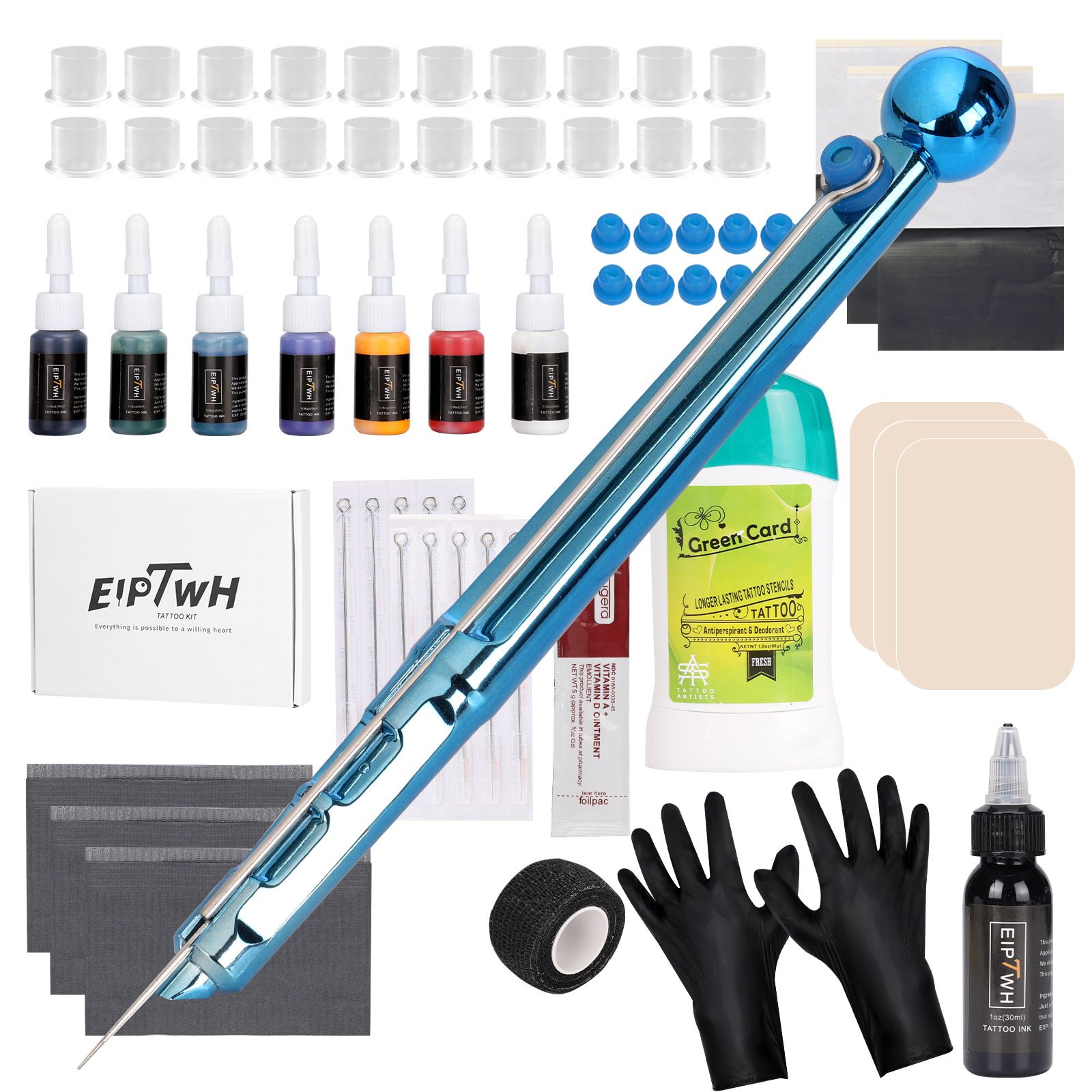 Hand Poke Stick Tattoo Kit With Tattoo Needle DlY Kit Tool for Tattoo Beginners Practice