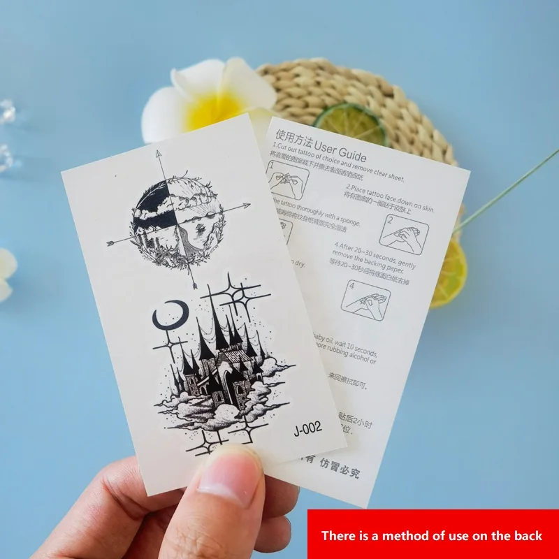 Simulated Tattoos Stickers 2Packs/120PCS or 3Packs/180PCS Waterproof Sweatproof Men And Women Sexy Mini Fake Paste Tattoo for Woman Tips