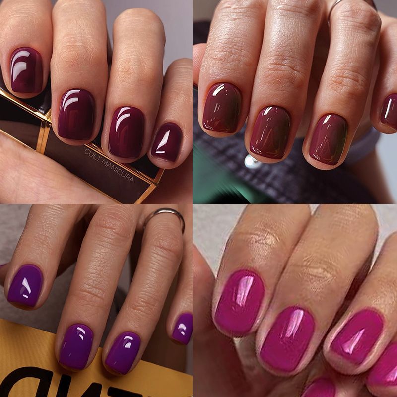 96-Piece French Manicure Press-On Nails Set - Almond Shaped Fake Nails with Glue, Reusable & Detachable, Minimalist INS Style Nail Art (Cross-Border Collection)