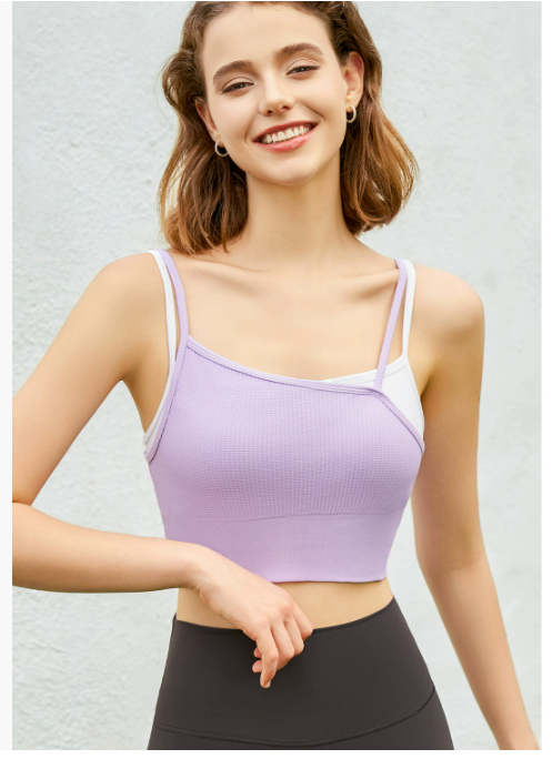 Nylon Spandex Jacquard Full Cup Wire-Free Sporty Casual Bra - Moisture-Wicking, Antibacterial & Breast Support