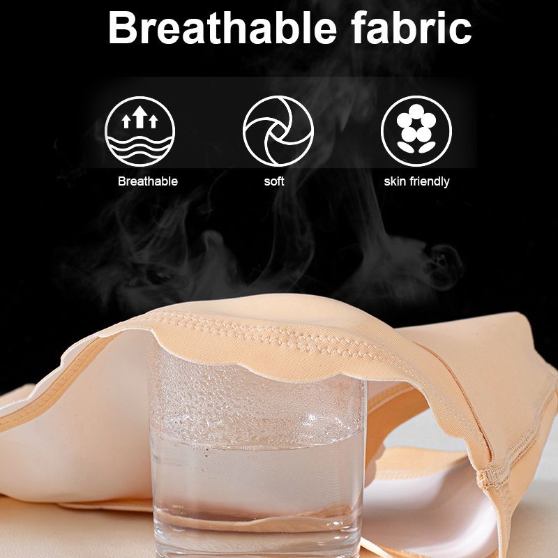Strapless large open back bra Nylon 80%-90% Gathered breathable and invisible Front buckle to prevent light Side closure beauty back comfort Simple casual moldless cup Multicolor (S-XL)