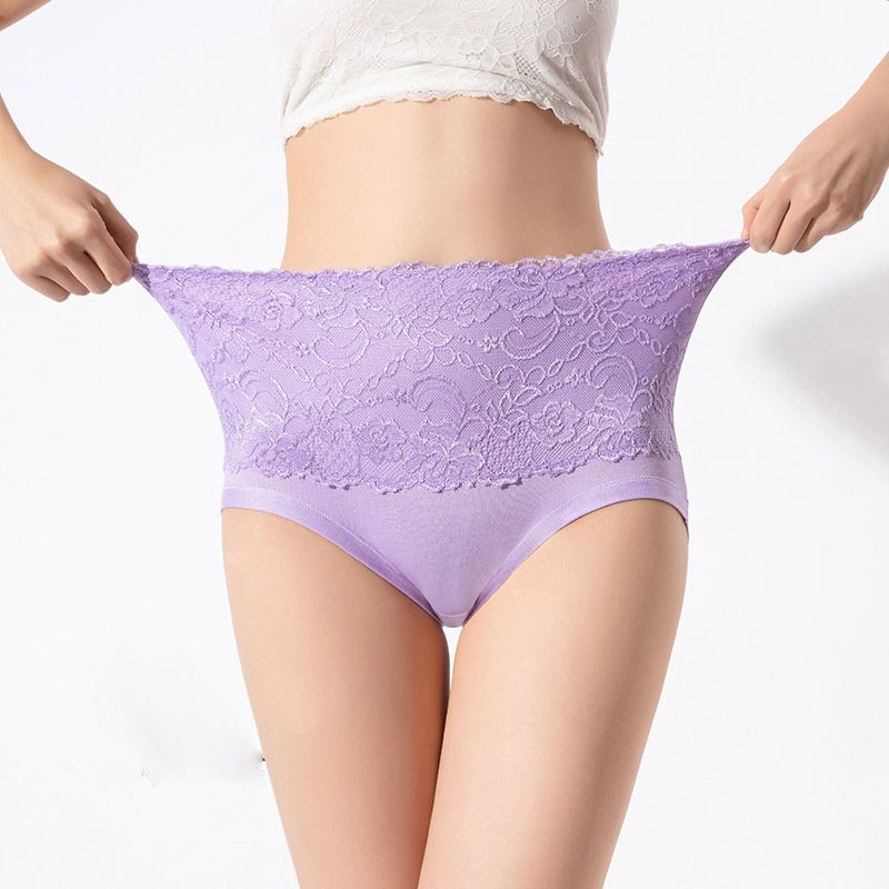High-waisted seamless underwear 31-40D silky knit breathable and non-stuffy sweat can be worn in all seasons (M-6XL multi-color selection)
