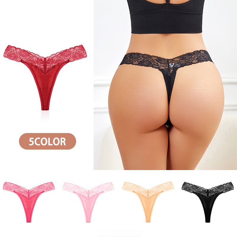 40 Count Cotton Low-Rise Panties Knitted Solid Color Seamless Breathable Wedding / Daily Wear Crotch Cotton All Seasons Universal (XS-2XL Multicolor)