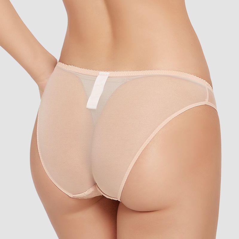 Women's Lace Underwear - Breathable Nylon Fabric (90% Nylon), 100% Cotton Crotch Lining, Mid-Rise, S/M/L/XL, White/Red/Black/Pink, All-Season, Bagged Packaging