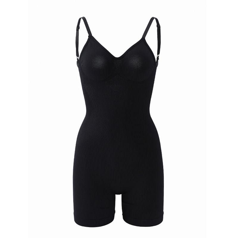 Bodysuit Shapewear for Women - New Style Waist Trainer & Body Shaper Slimming Underwear Zoned Compression: 3000-stitch abdominal panel with gradient side pressure