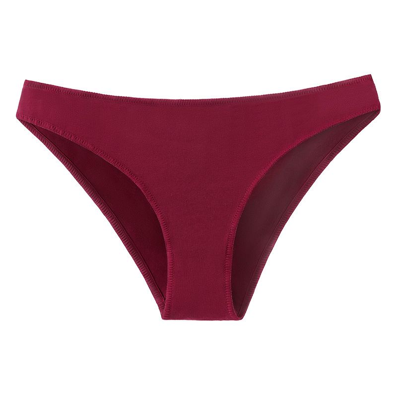 5 PCS Pure Cotton Low Rise Panties Plus Size Semi-Cheeky Underwear for Women Cotton Gusset Comfort Waistband Girly Colors