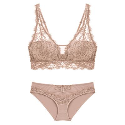 Ethereal French Lace Bra - 1/2 Cup with Petal-Thin Pads | 89% Nylon, 95% Cotton Lining | Fixed Straps (Nylon+Spandex), Carmine Bloom/Purple Mist, S-XL (70-85ABC)