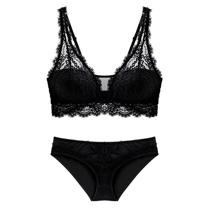 Ethereal French Lace Bra - 1/2 Cup with Petal-Thin Pads | 89% Nylon, 95% Cotton Lining | Fixed Straps (Nylon+Spandex), Carmine Bloom/Purple Mist, S-XL (70-85ABC)