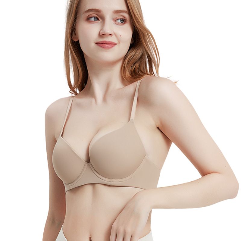 CloudComfort Soft Underwire Bra: 3/4 Cup Gathered Lift with All-Day Ease – 7 Versatile Hues