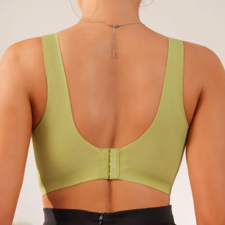 SoftShape Wire-Free Bra: 3/4 Cup Gathered Support – Light Sporty Comfort in 3 Fresh Hues