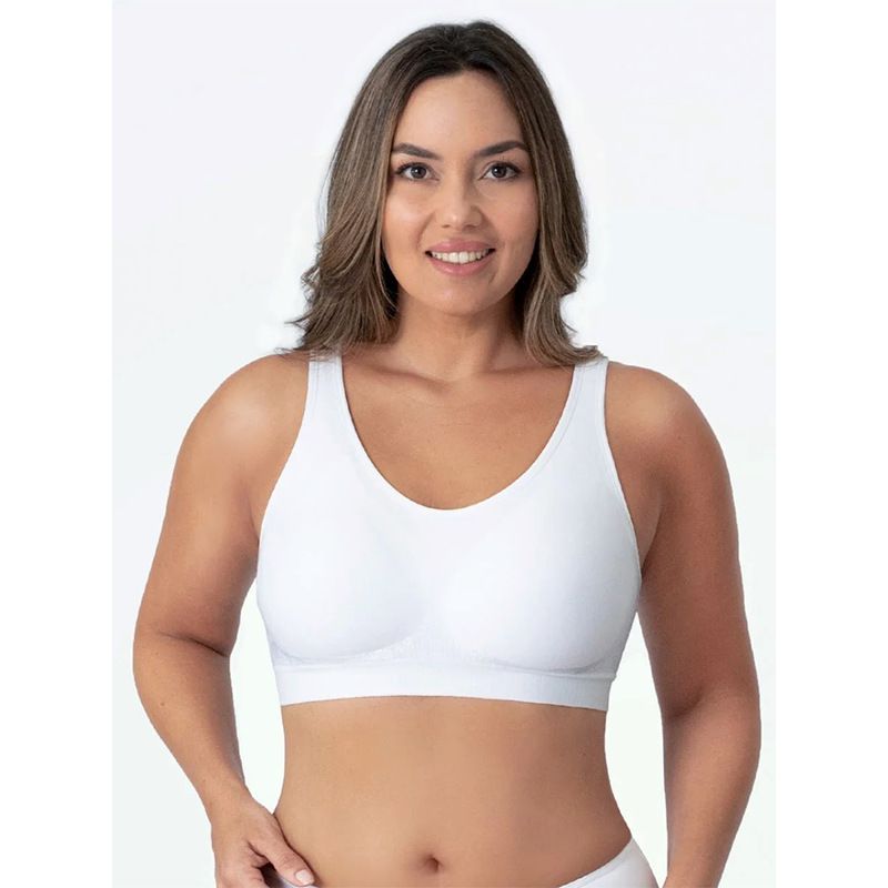 comfort bra plus-size shiny silk camisole, a seamless women's bra for large breasts without underwire for body shaping.